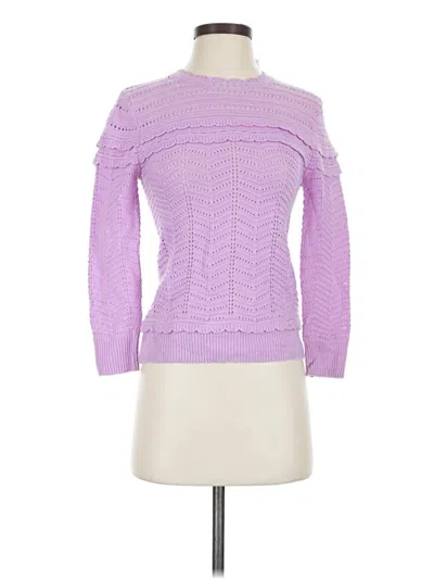 Pre-owned Jcrew Pullover Sweater In Purple