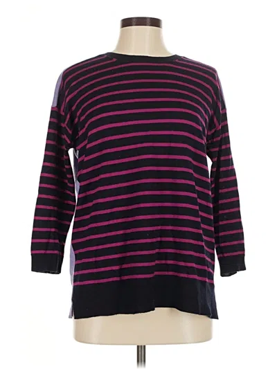 Pre-owned Jcrew Pullover Sweater In Purple