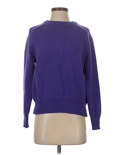 Pre-owned Jcrew Pullover Sweater In Purple