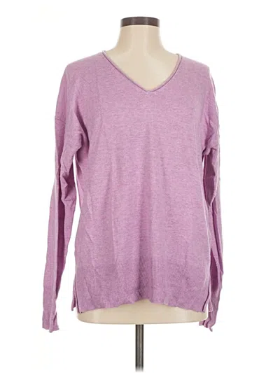 Pre-owned Jcrew Pullover Sweater In Purple