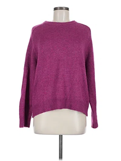 Pre-owned Jcrew Pullover Sweater In Purple