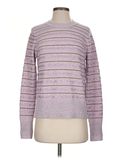 Pre-owned Jcrew Pullover Sweater In Purple