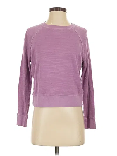 Pre-owned Jcrew Pullover Sweater In Purple