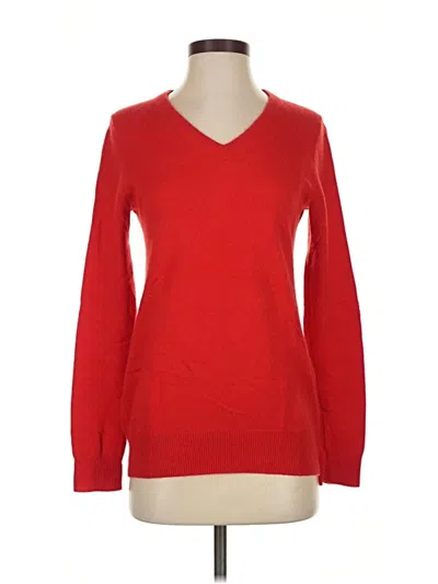 Pre-owned Jcrew Pullover Sweater In Red