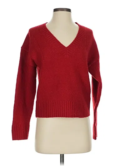 Pre-owned Jcrew Pullover Sweater In Red