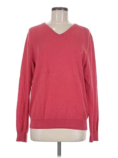 Pre-owned Jcrew Pullover Sweater In Red