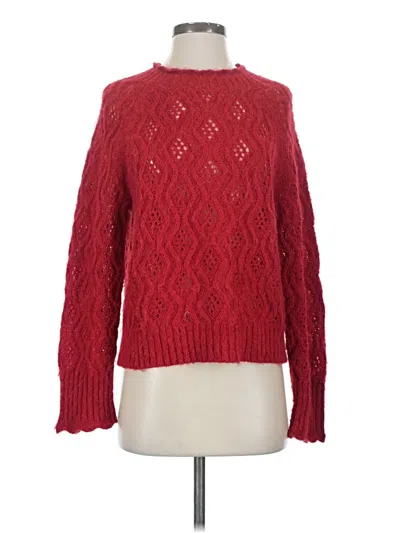 Pre-owned Jcrew Pullover Sweater In Red