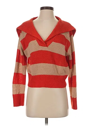 Pre-owned Jcrew Pullover Sweater In Red