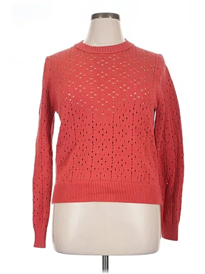 Pre-owned Jcrew Pullover Sweater In Red