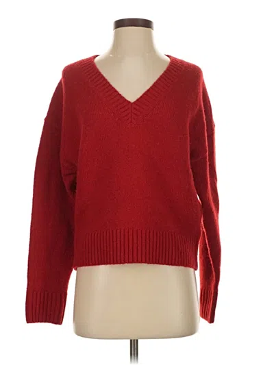 Pre-owned Jcrew Pullover Sweater In Red