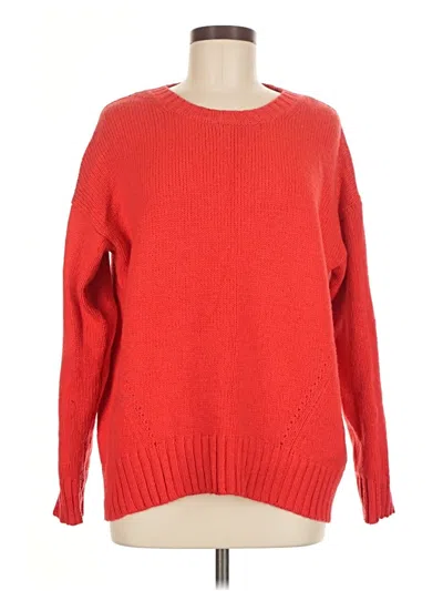 Pre-owned Jcrew Pullover Sweater In Red