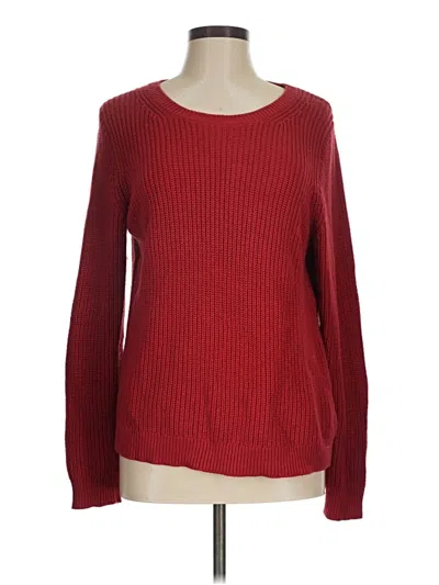 Pre-owned Jcrew Pullover Sweater In Red