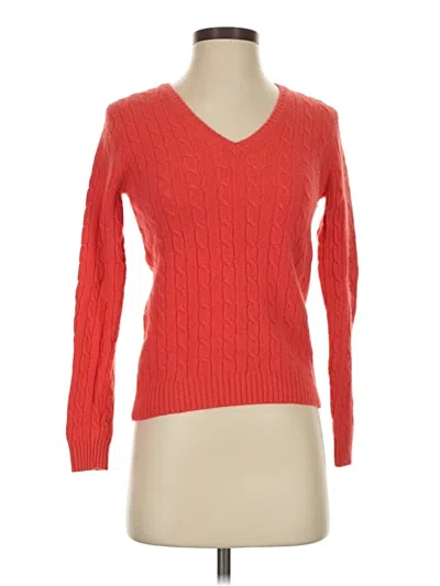 Pre-owned Jcrew Pullover Sweater In Red
