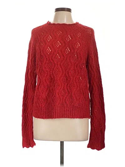 Pre-owned Jcrew Pullover Sweater In Red