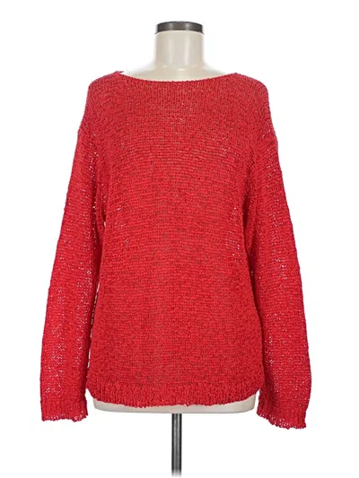 Pre-owned Jcrew Pullover Sweater In Red