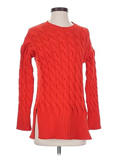 Pre-owned Jcrew Pullover Sweater In Red