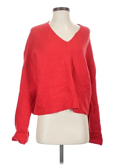Pre-owned Jcrew Pullover Sweater In Red