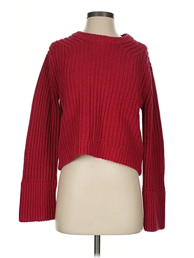 Pre-owned Jcrew Pullover Sweater In Red