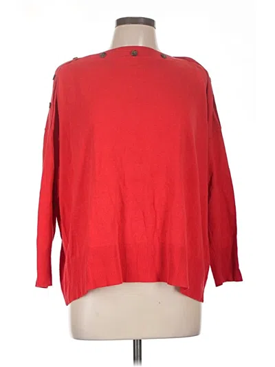 Pre-owned Jcrew Pullover Sweater In Red