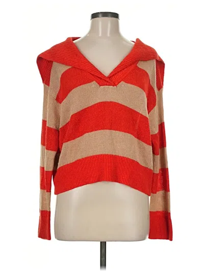 Pre-owned Jcrew Pullover Sweater In Red