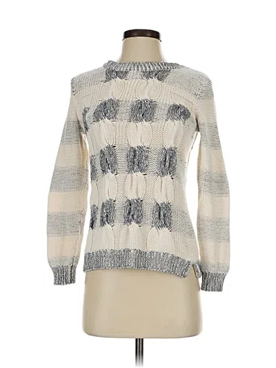Pre-owned Jcrew Pullover Sweater In Silver