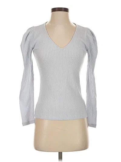 Pre-owned Jcrew Pullover Sweater In Silver