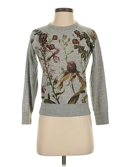 Pre-owned Jcrew Pullover Sweater In Silver