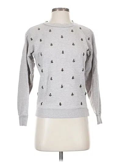 Pre-owned Jcrew Pullover Sweater In Silver