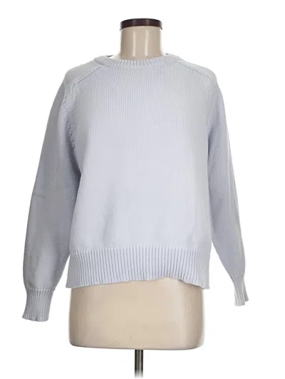 Pre-owned Jcrew Pullover Sweater In Silver