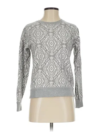 Pre-owned Jcrew Pullover Sweater In Silver