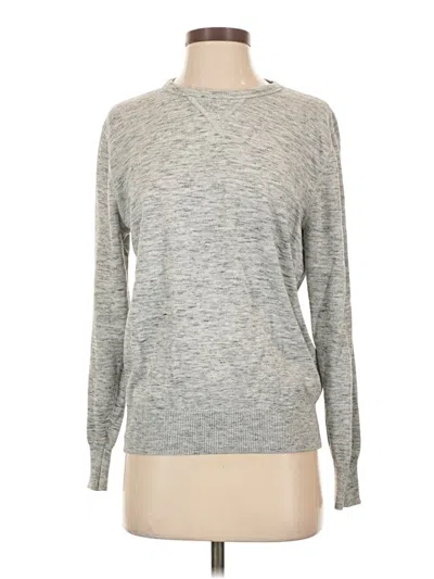 Pre-owned Jcrew Pullover Sweater In Silver