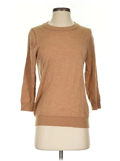 Pre-owned Jcrew Pullover Sweater In Tan