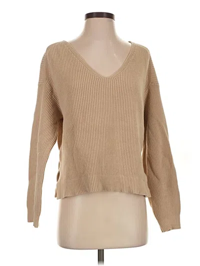 Pre-owned Jcrew Pullover Sweater In Tan