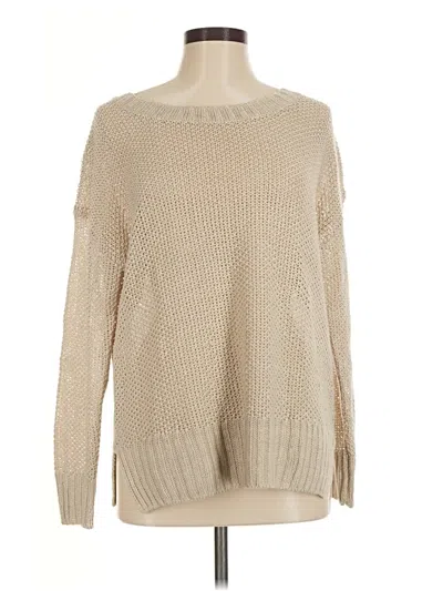 Pre-owned Jcrew Pullover Sweater In Tan