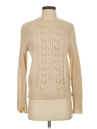 Pre-owned Jcrew Pullover Sweater In Tan