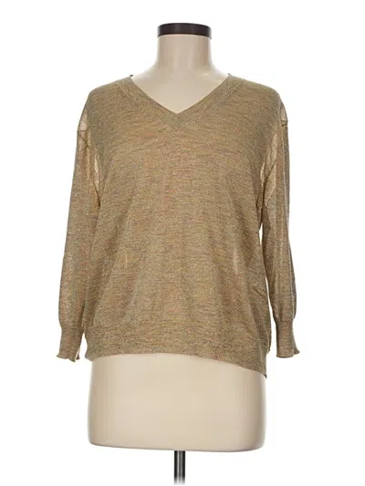 Pre-owned Jcrew Pullover Sweater In Tan