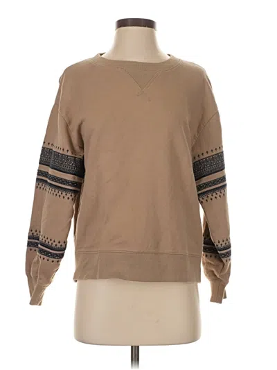 Pre-owned Jcrew Pullover Sweater In Tan