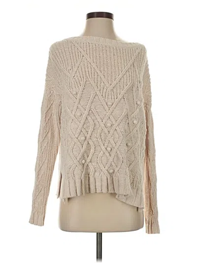 Pre-owned Jcrew Pullover Sweater In Tan