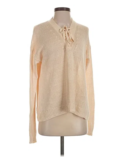 Pre-owned Jcrew Pullover Sweater In Tan