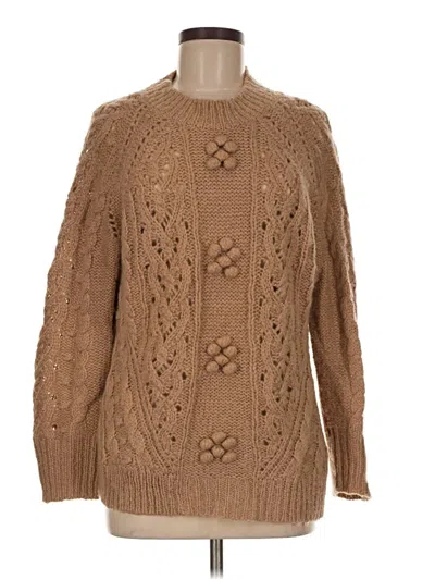 Pre-owned Jcrew Pullover Sweater In Tan