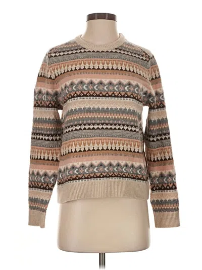 Pre-owned Jcrew Pullover Sweater In Tan