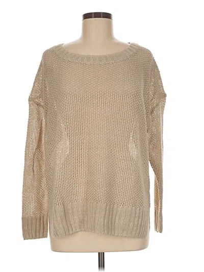 Pre-owned Jcrew Pullover Sweater In Tan