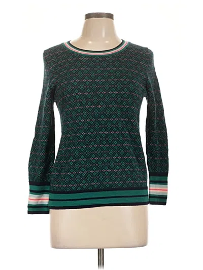Pre-owned Jcrew Pullover Sweater In Teal