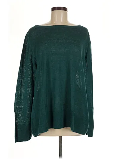 Pre-owned Jcrew Pullover Sweater In Teal