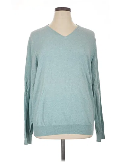 Pre-owned Jcrew Pullover Sweater In Teal