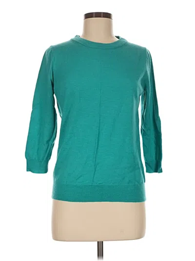 Pre-owned Jcrew Pullover Sweater In Teal