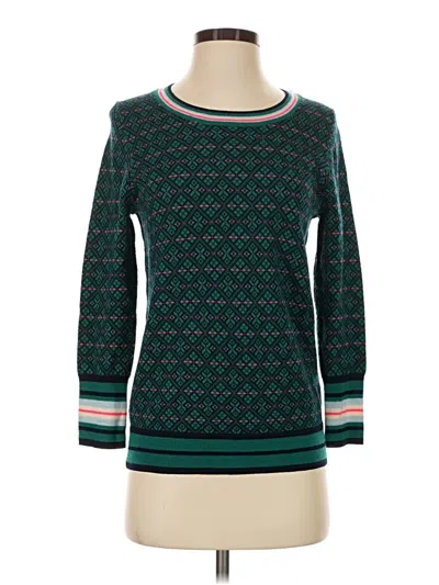 Pre-owned Jcrew Pullover Sweater In Teal