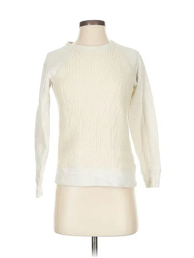 Pre-owned Jcrew Pullover Sweater In White