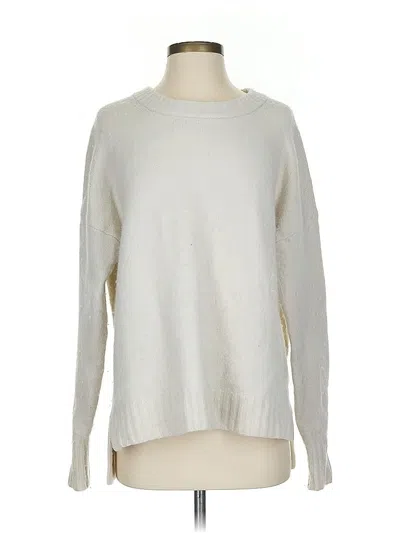 Pre-owned Jcrew Pullover Sweater In White