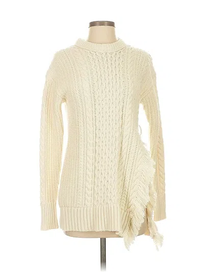 Pre-owned Jcrew Pullover Sweater In White